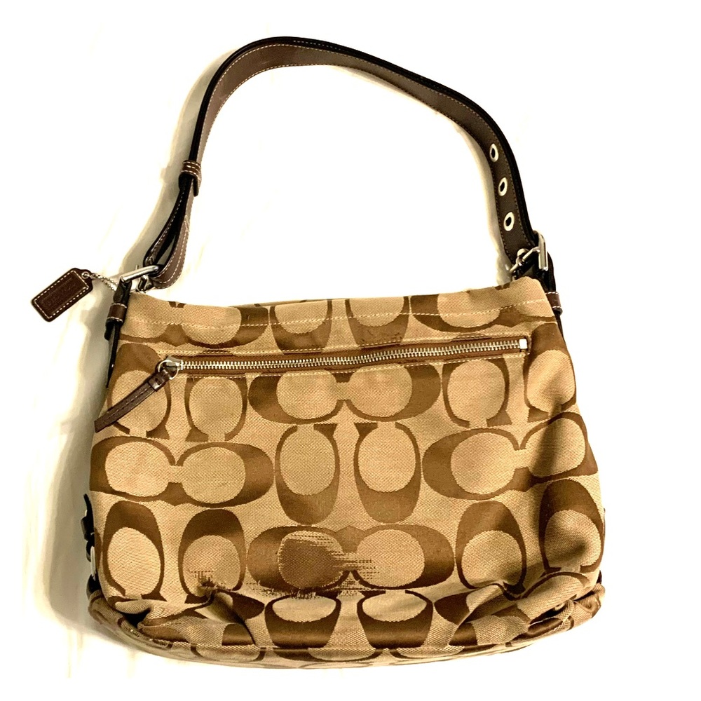 Vintage Shoulder Coach Purse Brown